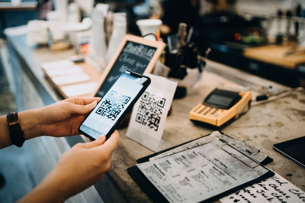 Customer Scanning QR Code