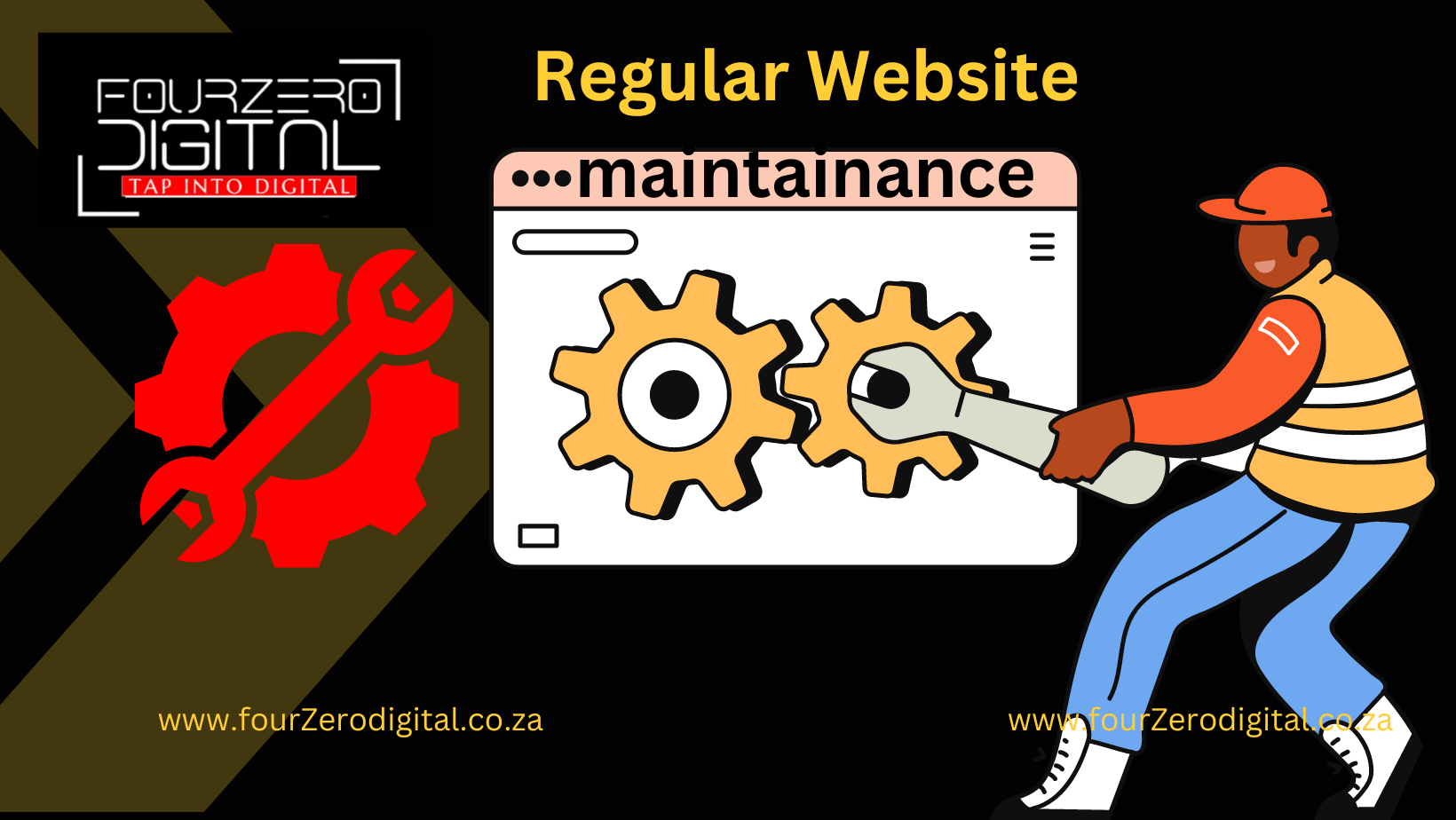 Regular website maintainance graphic