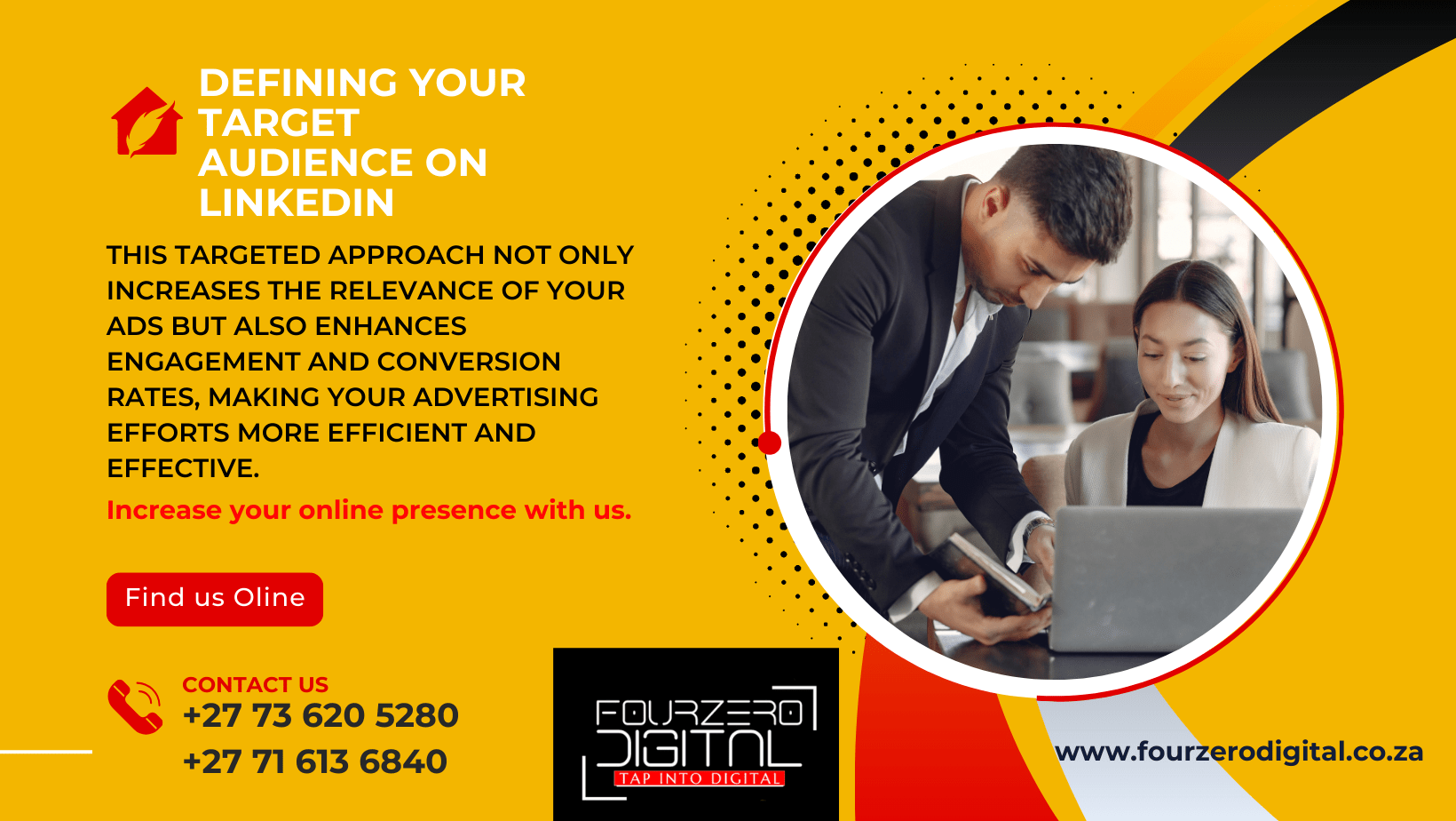 Difining your target audiance on LinkedIn.